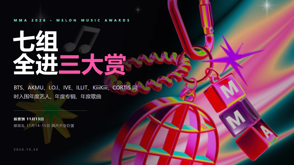MMA2026 提名公布 封面